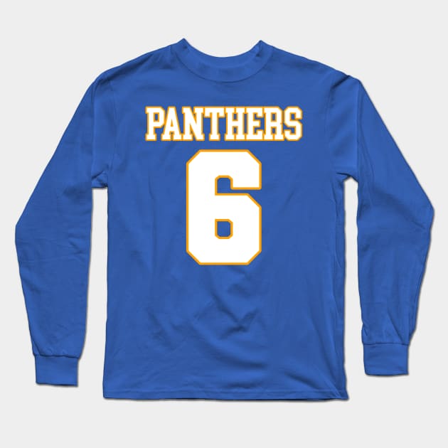 Jason Street Jersey (Front & Back Print) Friday Night Lights Fan Art Long Sleeve T-Shirt by darklordpug